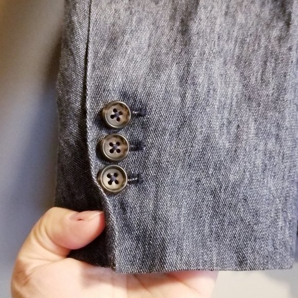 Vince Chambray Suit Blazer - Picture 4 of 8